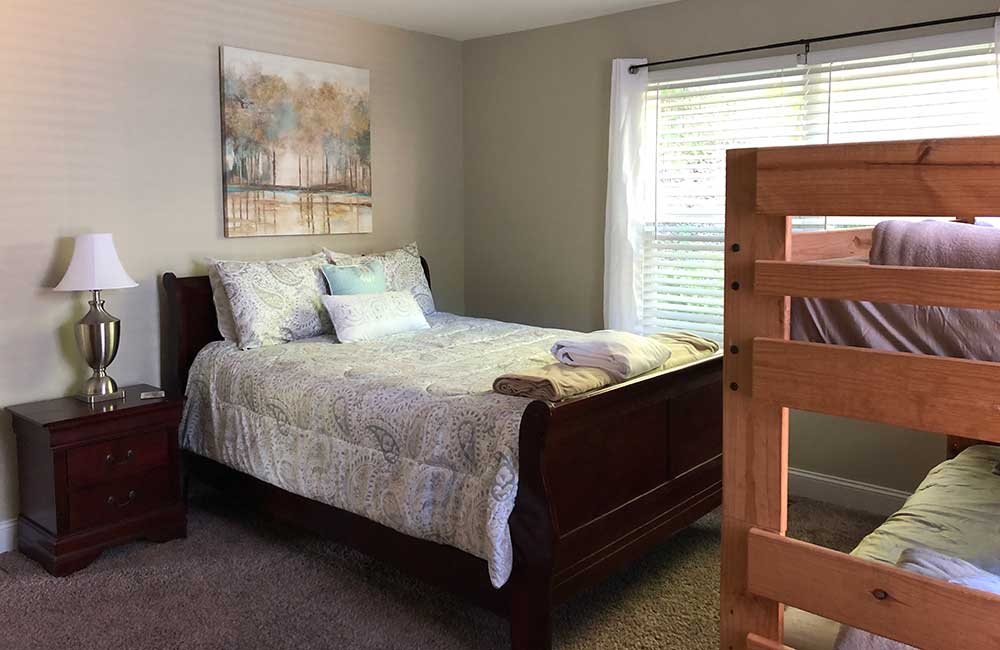 Norris Lake Properties | Great Blessing; Norris Lake House Rental | Bedroom with Bunk Beds